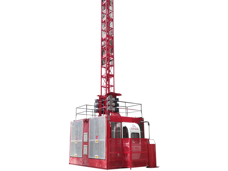 SC200/200 三驅(qū)動(dòng)蝸輪蝸桿傳動(dòng)式施工升降機(jī)